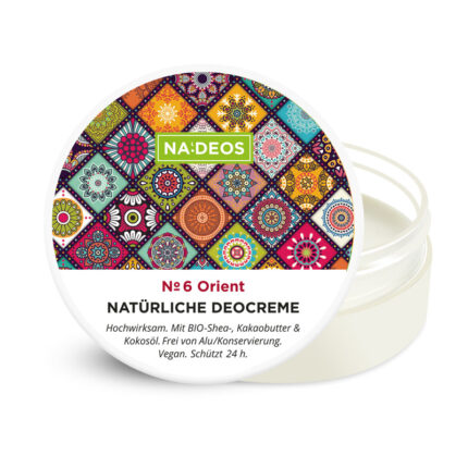 Produktfoto Deocreme-Orient-Packshot von NADEOS