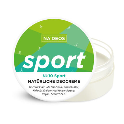 Produktfoto Deocreme Sport-Packshot von NADEOS
